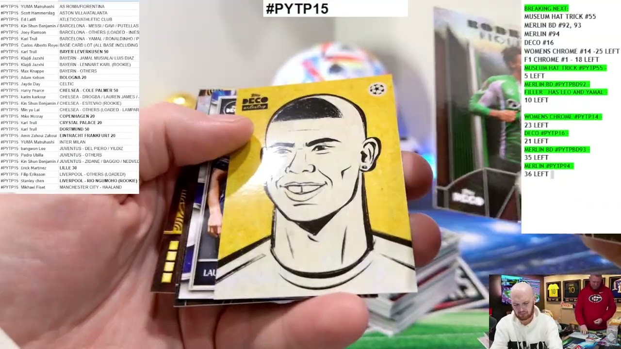 2025-26 Topps DECO UEFA Club Competitions DECO25 Soccer 10 Box PYTP Break #PYTP15 SOCCER BREAKERS FC