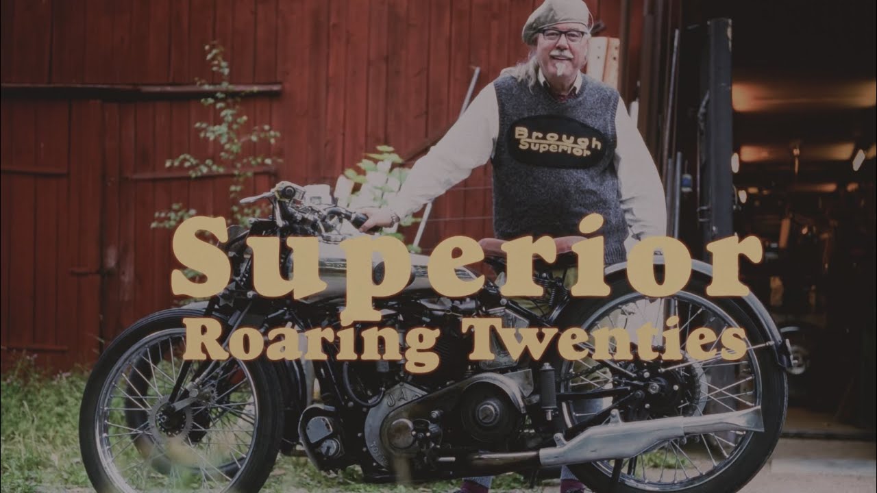 A rare 100 - year - old vintage bike, the Brough Superior SS80, that's still racing