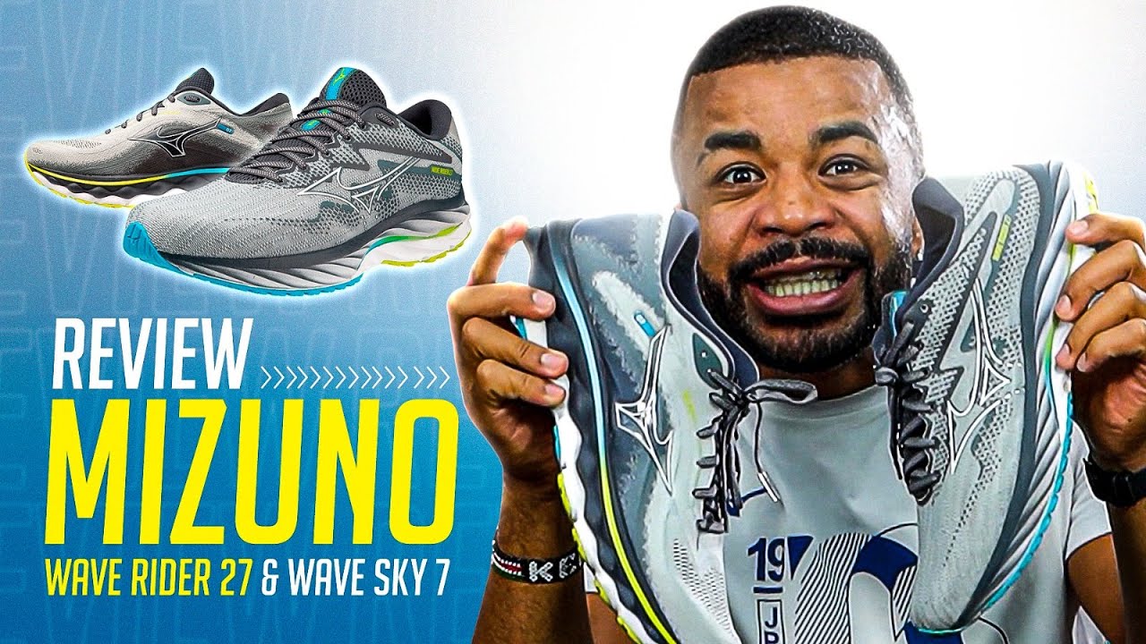REVIEW LANÇAMENTOS 2023 MIZUNO | WAVE RIDER 27 E WAVE SKY 7