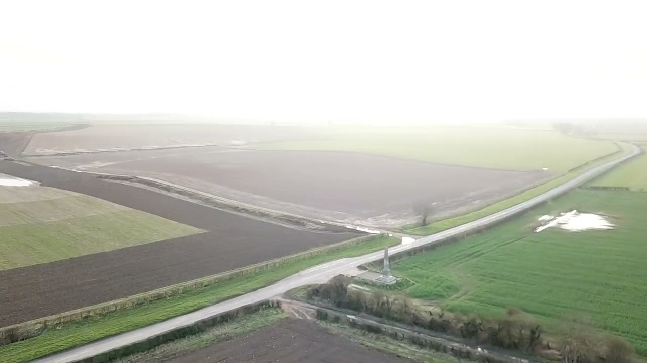 English Civil War Battle Of Marston Moor near York Aerial View Drone footage DJI Mavic Pro