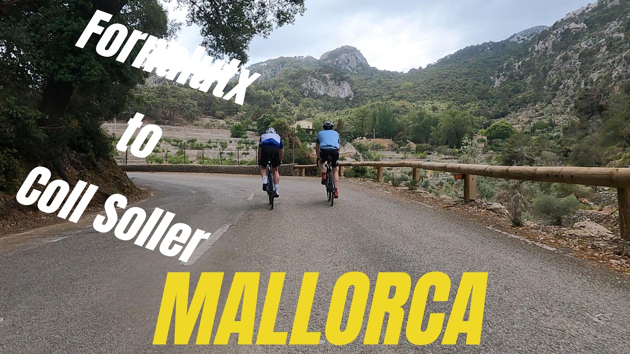 🚴‍♂️ Cycling from Fornalutx to Sóller | Beautiful Mallorca Ride Through Narrow Mountain Roads 🇪🇸🌿