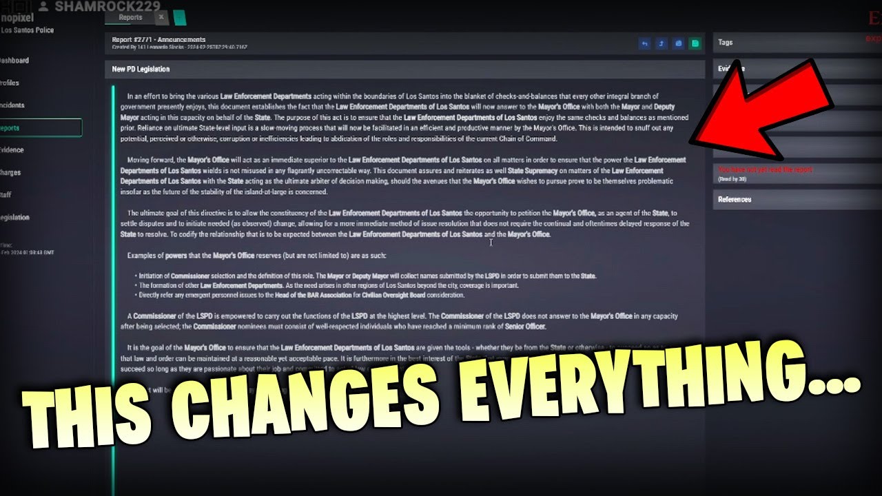 Brian Knight Reacts to The New Changes In PD! | NoPixel RP | GTA RP | CG