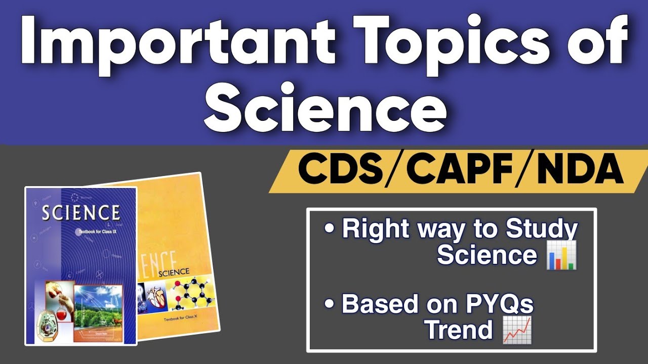 CDS 2 2024: Important Topics of Science ( Extract Maximum Marks ✅ )  