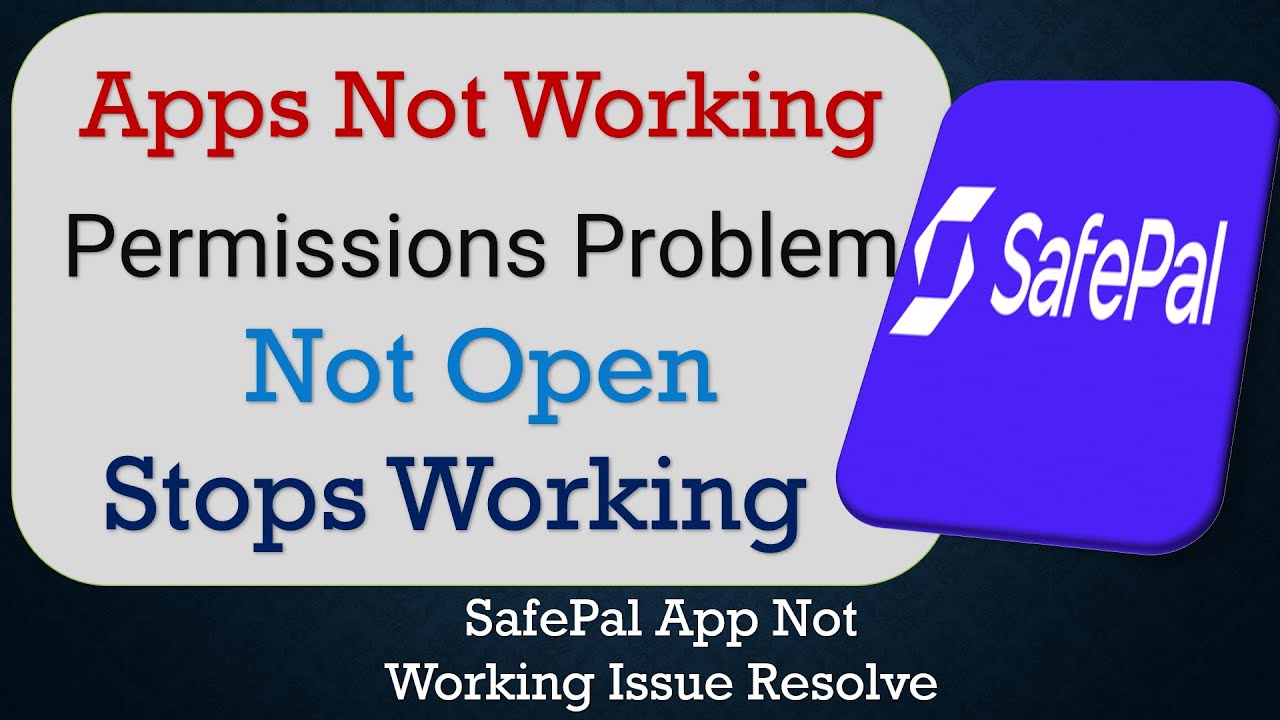 How To Fix SafePal App not working | Not Open | Space Issue | Network & Permissions Issue