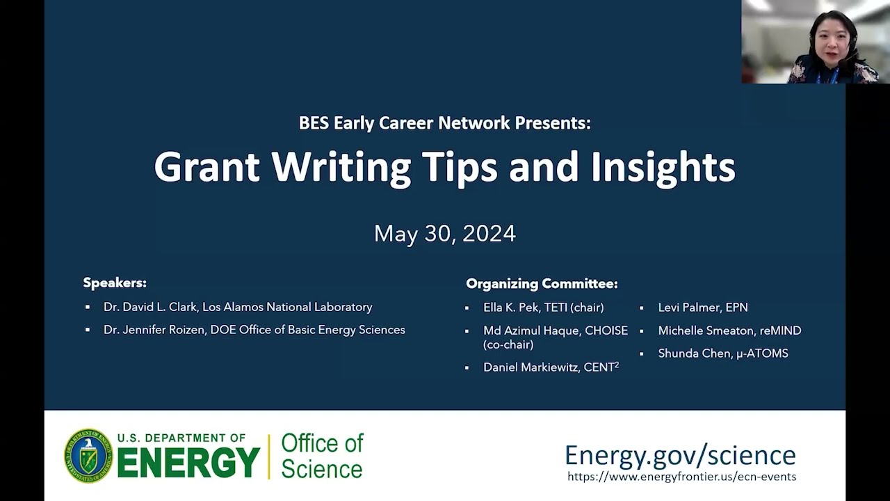 Grant Writing Tips and Insights Webinar - May 30, 2024