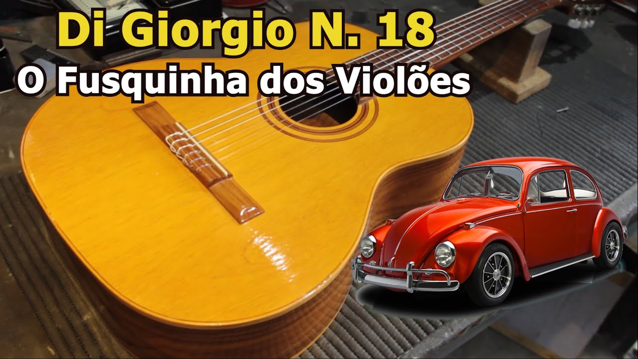 Violão Di Giorgio N. 18 . Você já tocou em um desse !!  Brunelli Luthier