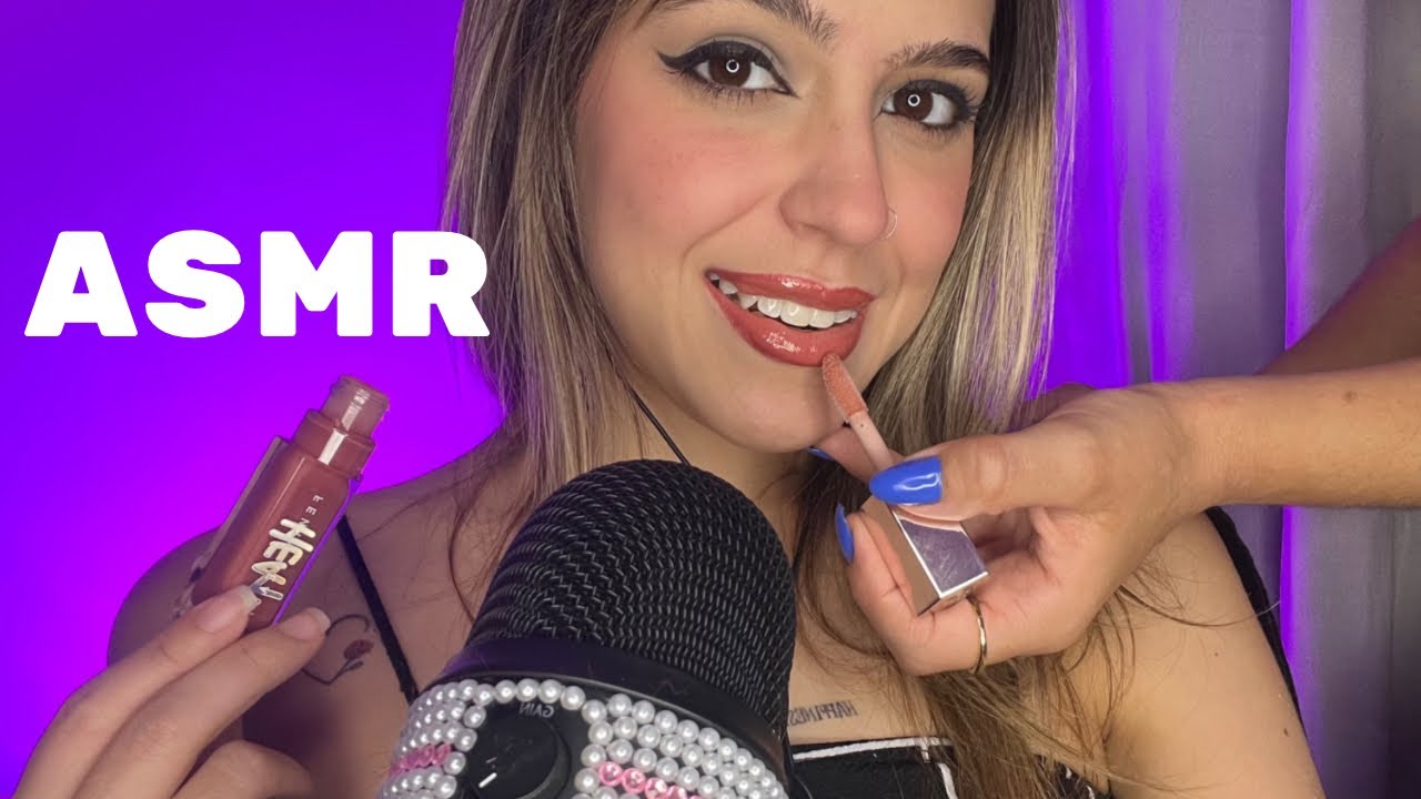 ASMR APLICADO MINHA PRIMA ME MAQUIANDO