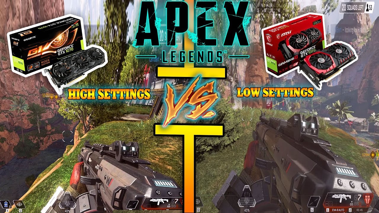 Apex Legends | GTX 1070 i7 7700 ULTRA Settings 1080p-1440p Benchmark