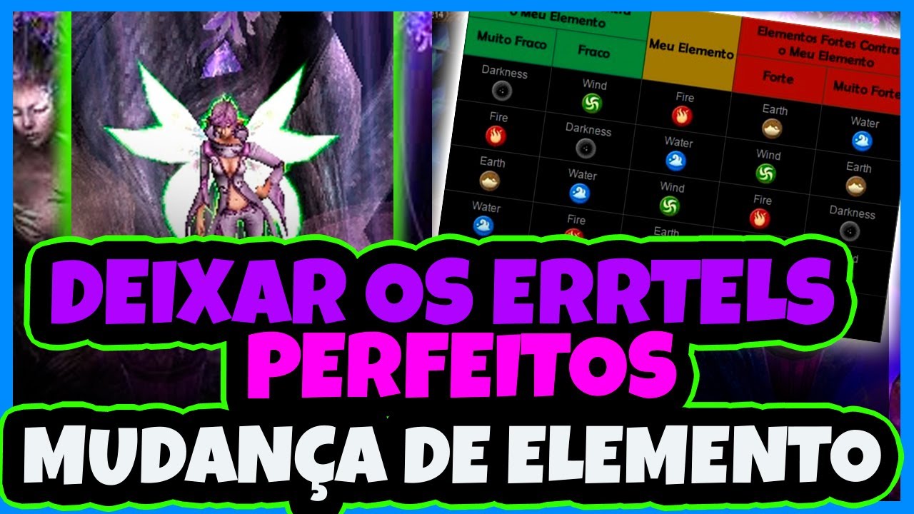 #16 [Mu Global] TROCAR O ELEMENTO DO PENTA E ERRTEL E DEIXAR ELES PERFEITOS