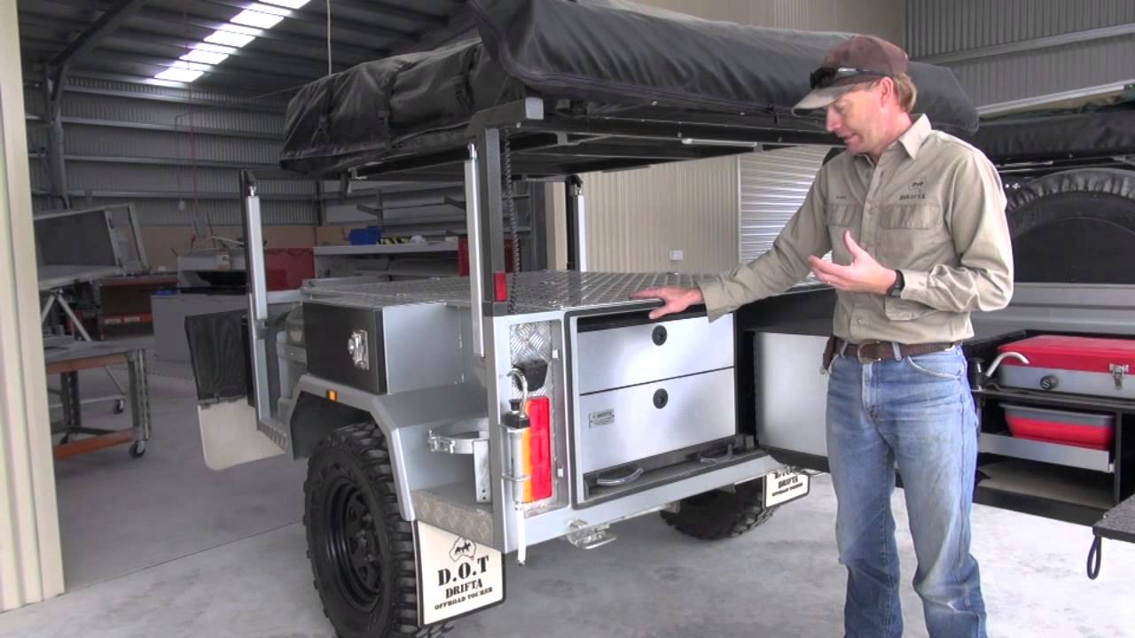 Drifta - camper kitchen setup, and new DOT factory