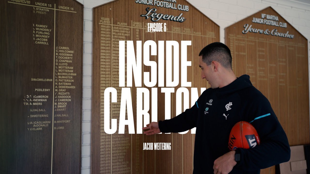 Inside Carlton | We spent a day with Jacob Weitering