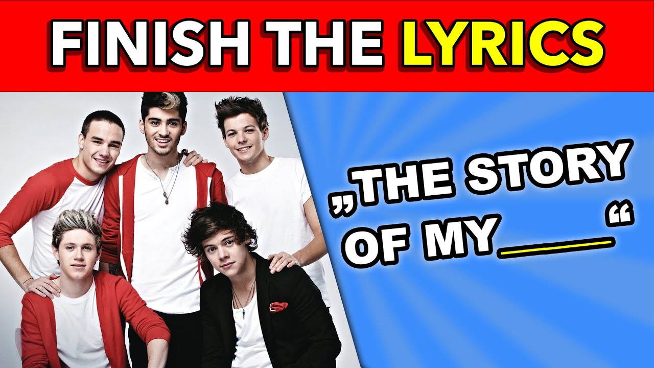 🎵ЗАВЕРШАЕМ ТЕКСТ ПЕСНИ - специальный выпуск One Direction 🎵