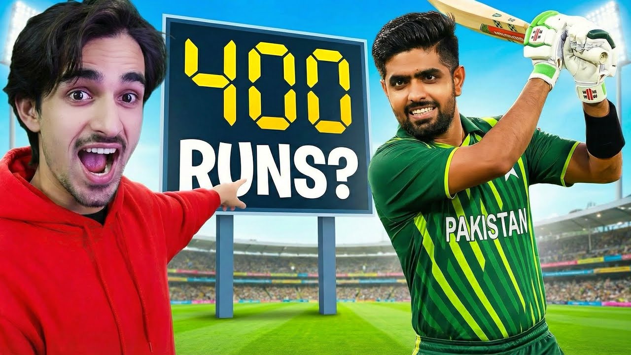 BABAR AZAM Smashed 400 RUNS in ODI Match! 🇵🇰 vs 🇮🇳