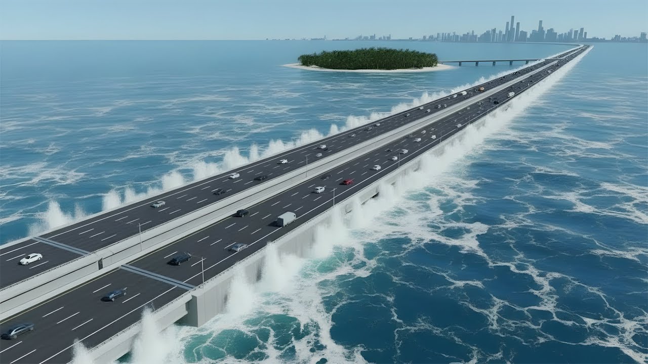 Essa Ponte Flutuante de 4,5 Bilhões Parece Desafiar a Física