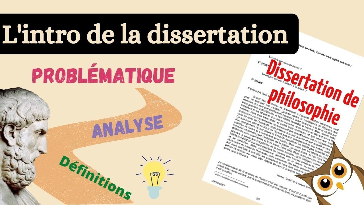 L'introduction de la dissertation de philosophie - Méthode pour le bac.
