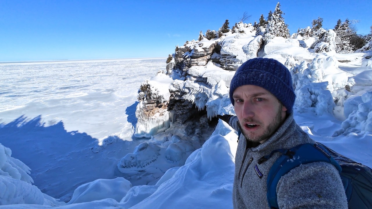 Hiking the Bruce Peninsula in –20°C | The Grotto Frozen Solid