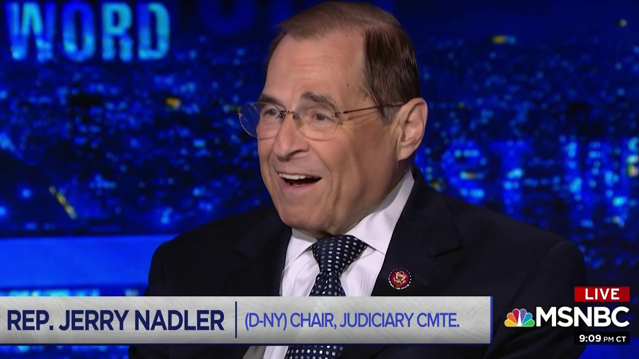 Rep. Nadler on MSNBC The Last Word - July 30, 2019