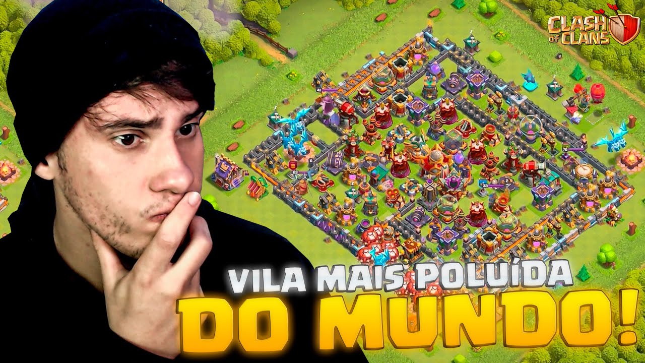 VISITANDO INSCRITOS: VILA POLUÍDA! | EP #355 CLASH OF CLANS
