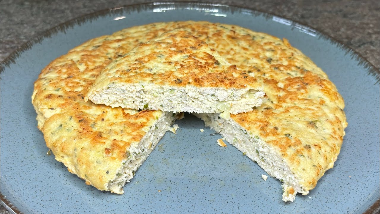 Tortilla de Pollo Alta en Proteína | Lista en 15 Minutos