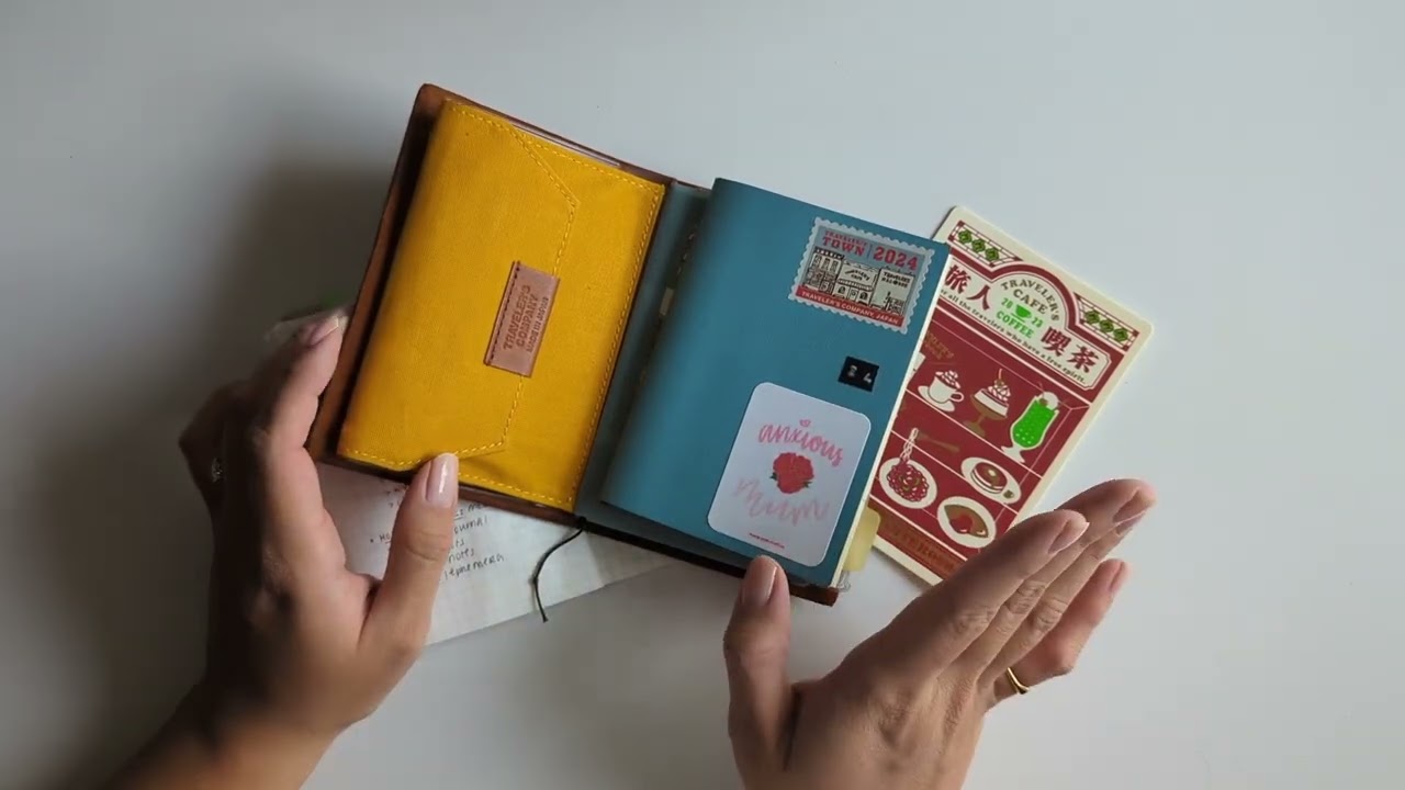 how I use my passport notebook + June setup - traveler's notebook | hobonichi weeks | plotter