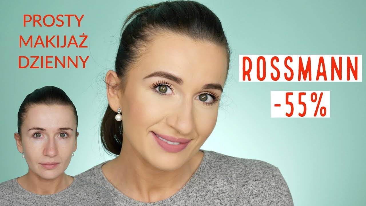 Naprawdę PROSTY Makijaż Dzienny Kosmetykami z Rossmanna - 55%