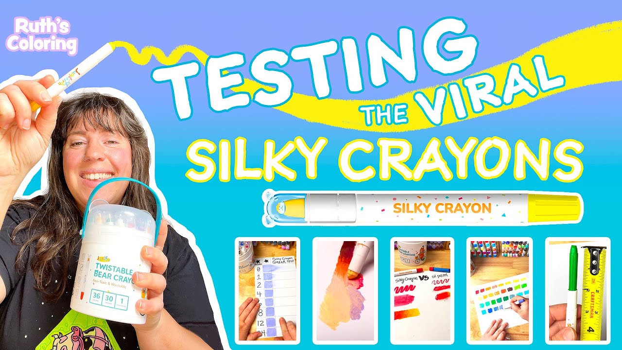 Стоит ли покупать эти вирусные SILKY CRAYONS? Полный обзор + тесты!