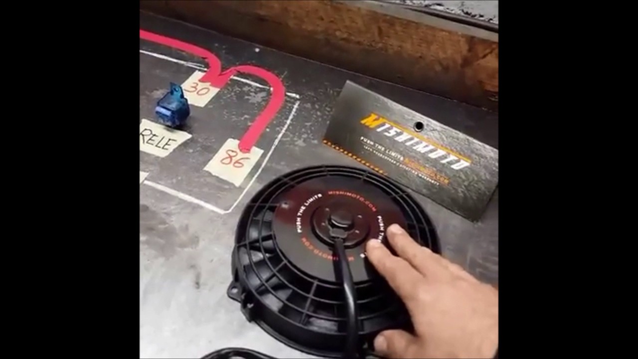 como conectar un rele para luces bomba de gasolina electro ventilador