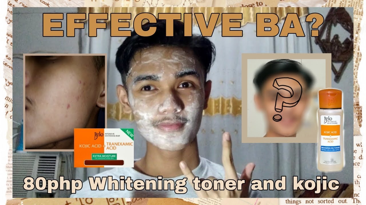 12 DAYS USING BELO INTENSIVE WHITENING BAR AND TONER (Micropeeling Toner) 80 pesos Only!