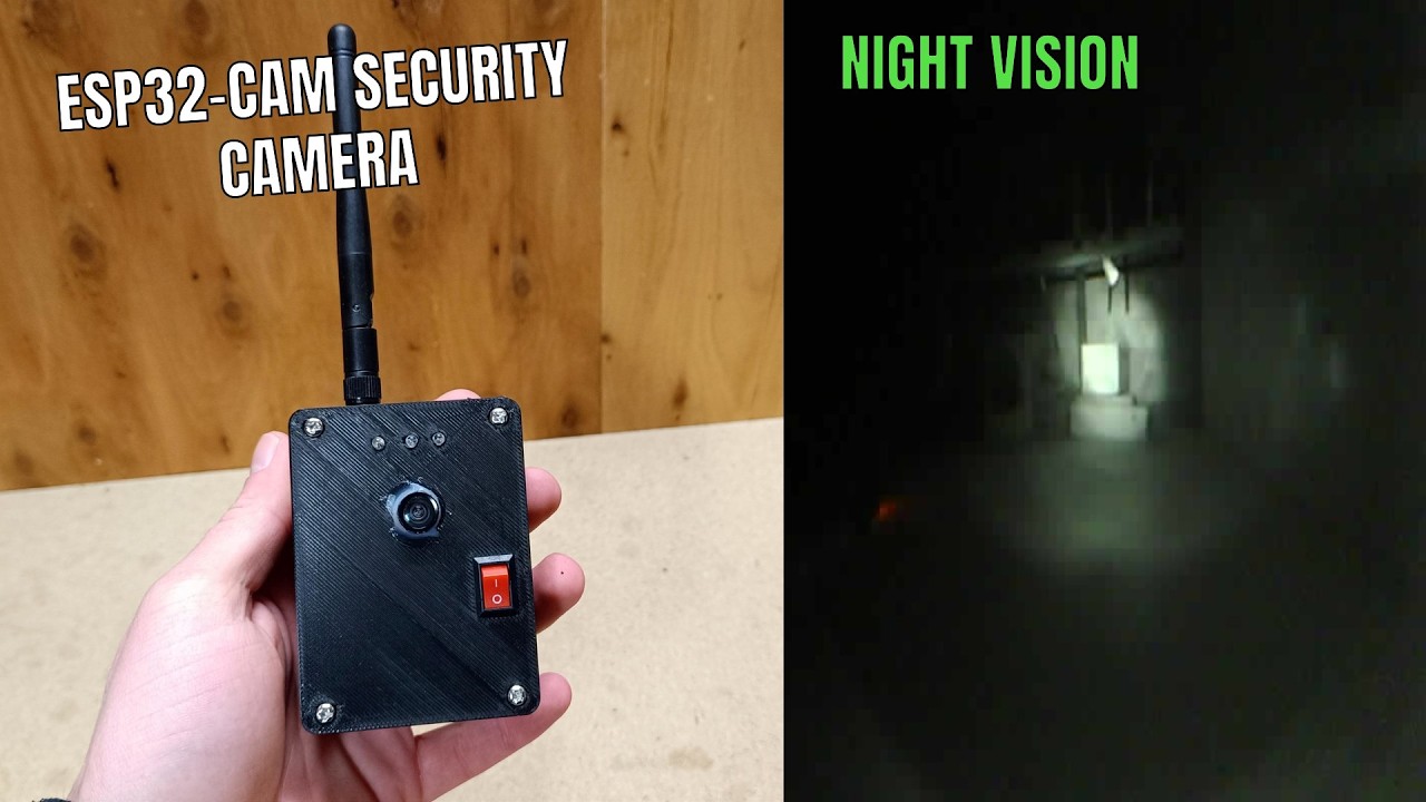 Night Vision With My ESP32-CAM Security Camera (Remotely Controlled)