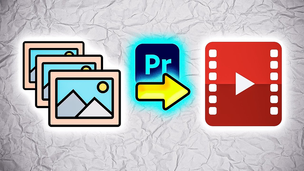 Как преобразовать последовательность изображений в видео в Premiere Pro