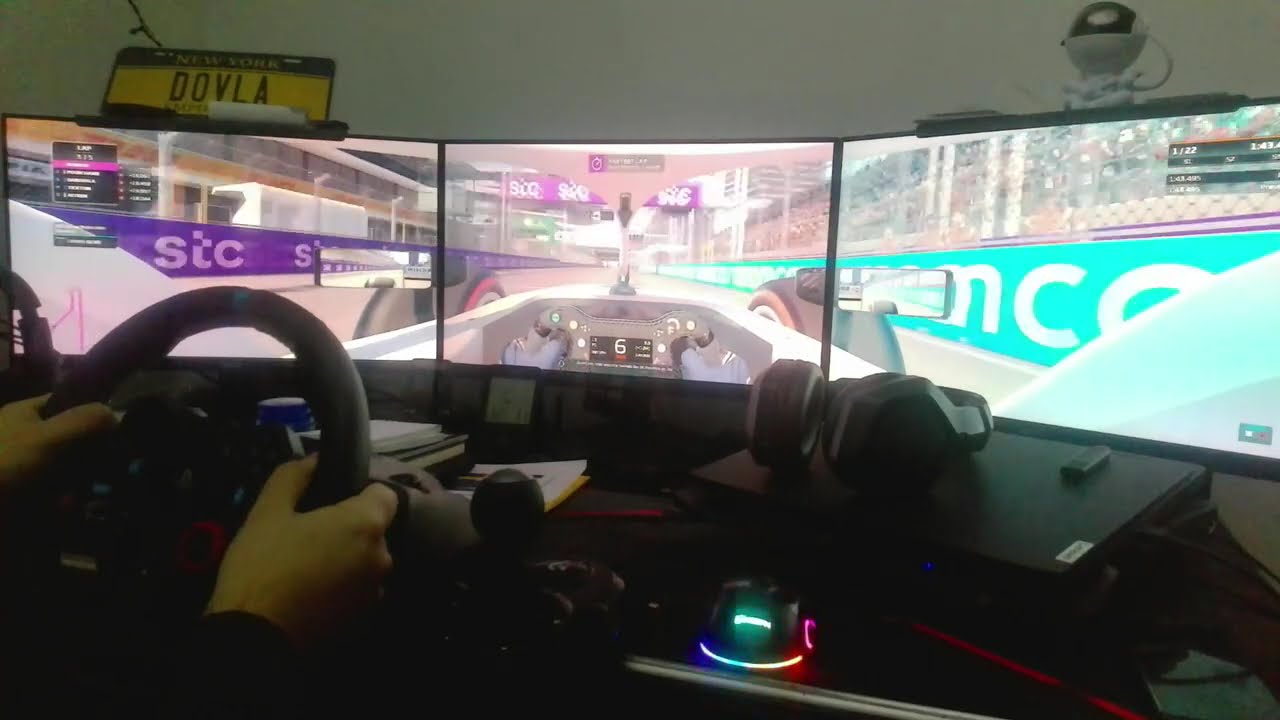 F2 | Race with Campos Team | Logitech G29 | Jeddah