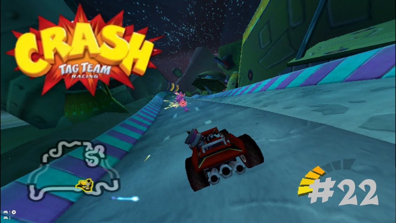 Crash Tag Team Racing. Parte 22: Desafios da pista 