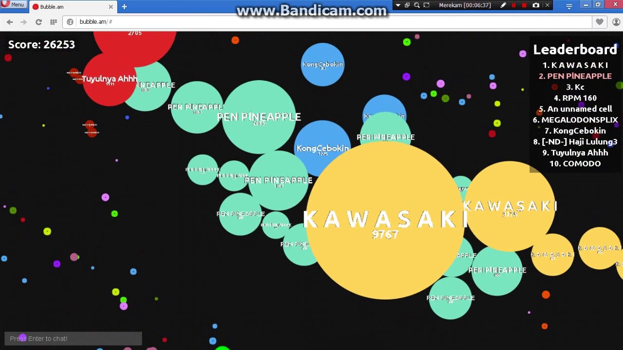 BUBBLE.AM MEGASPLIT KAWASAKI ft. PEN PlNEAPPLE.