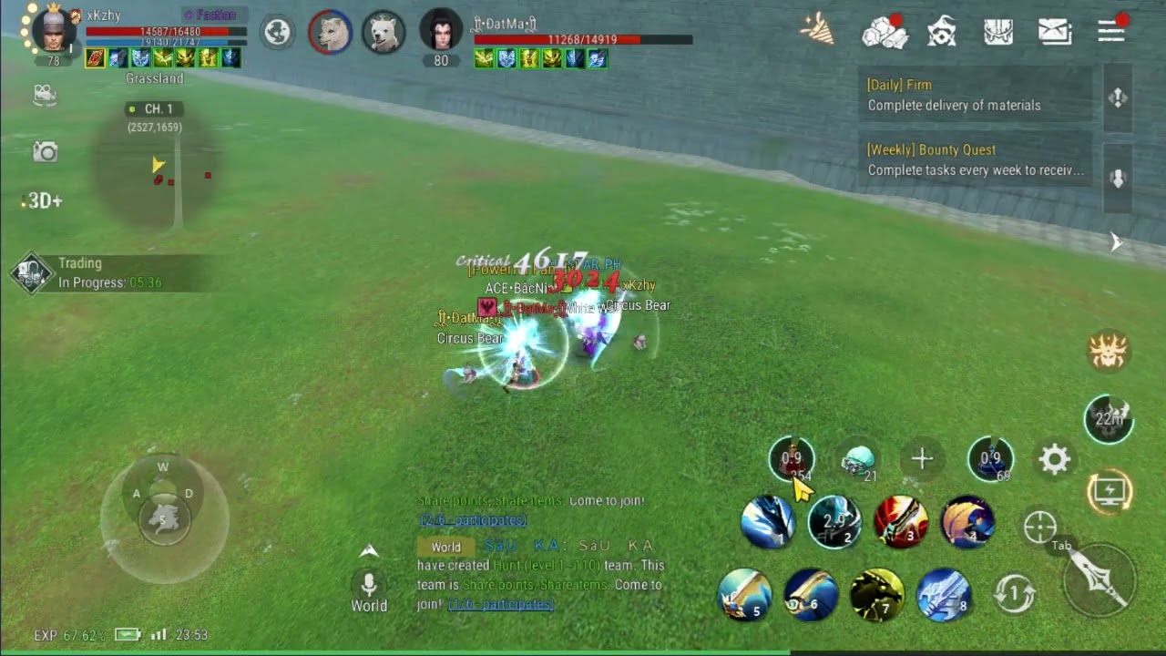 HYBRID SPEAR VS PURE INT SPEAR - SILKROAD ORIGIN MOBILE ARIES SERVER