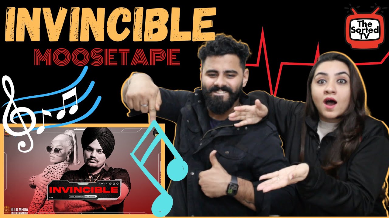 INVINCIBLE | Sidhu Moose Wala | Steel Bangelz | The Kidd | Moosetape | Delhi Couple Reactions