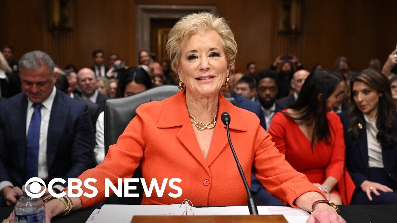 Linda McMahon's Senate confirmation hearing to be Trump's education secretary | full video