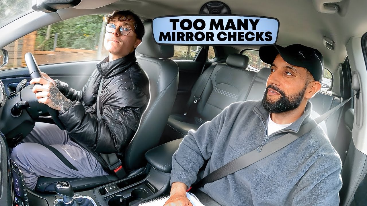 Learner's About to Fail for TOO MANY MIRROR CHECKS!