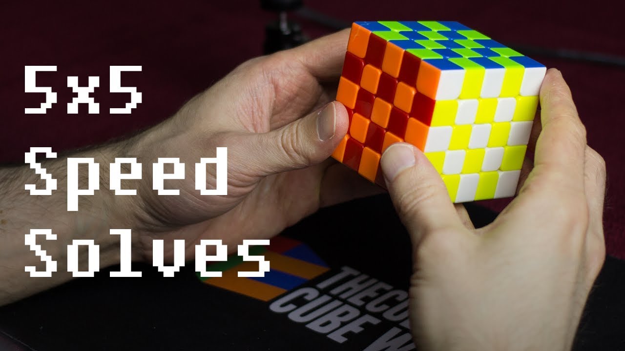 ASMR 5x5 Speed Solves | Cubing ASMR