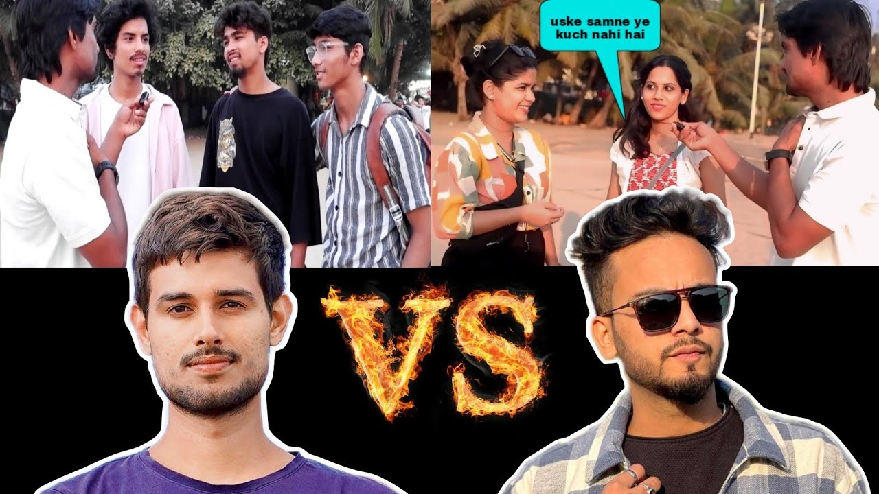 Who is better Elvish yadav OR Dhruv Rathee | public Reaction| who has stronger fan following, India