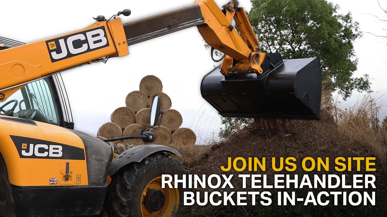 JOIN US ON SITE - Rhinox Telehandler Bucket In Action! (& Our Stand-out Features!)