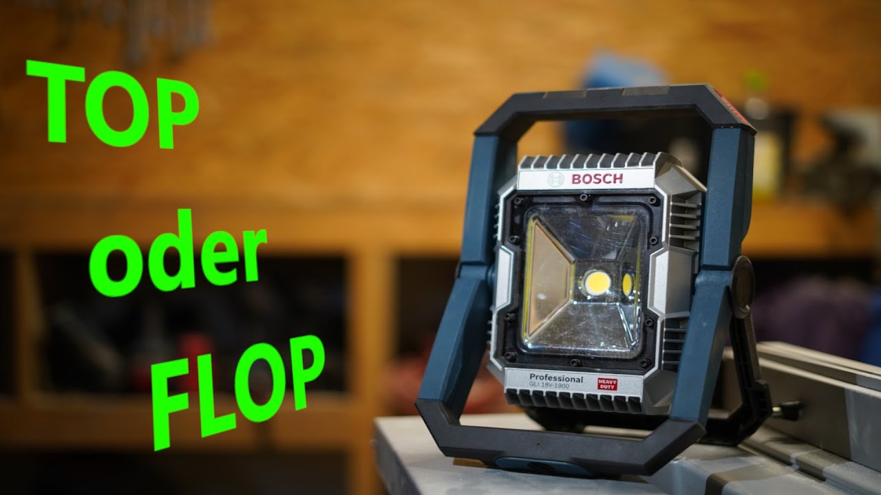 Bosch Professional System Akku LED-Baustellenlampe GLI 18V - TOP oder Flop ?!