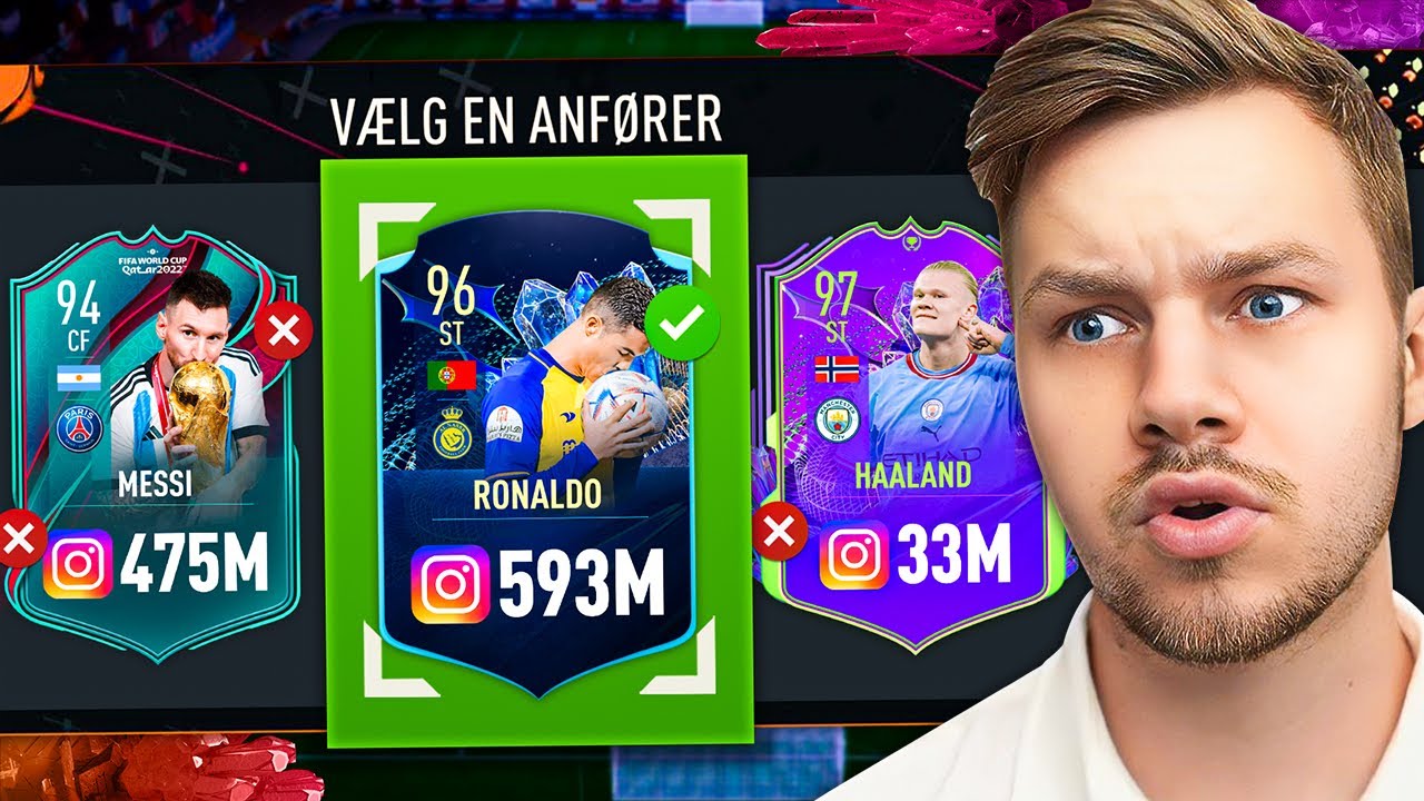 FUT DRAFT MEN JEG SKAL TAG DEN MED FLEST FØLGERE PÅ INSTAGRAM!