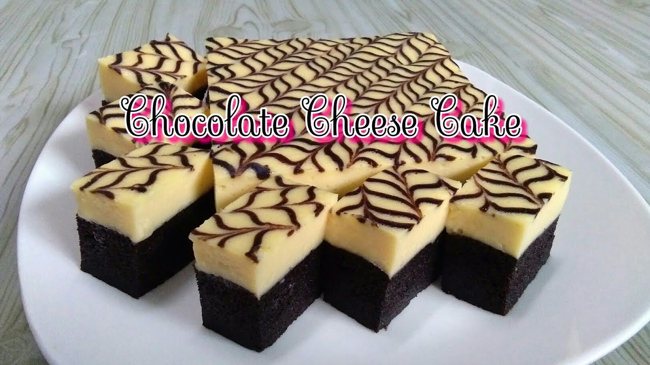 RESEPI CHOCOLATE CHEESE CAKE MOIST