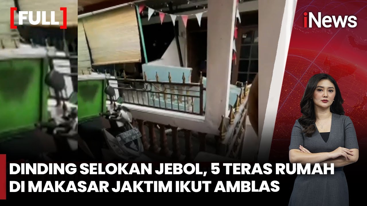 Belum Sempat Dinormalisasi, 5 Teras Rumah di Jaktim Ambles akibat Abrasi | FULL iNews Prime (4/11)