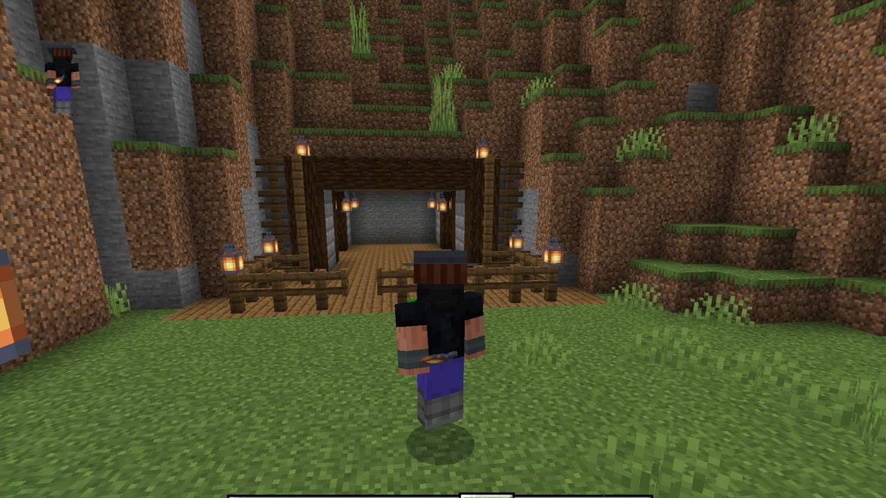 Playing minecraft survival on my survival series world