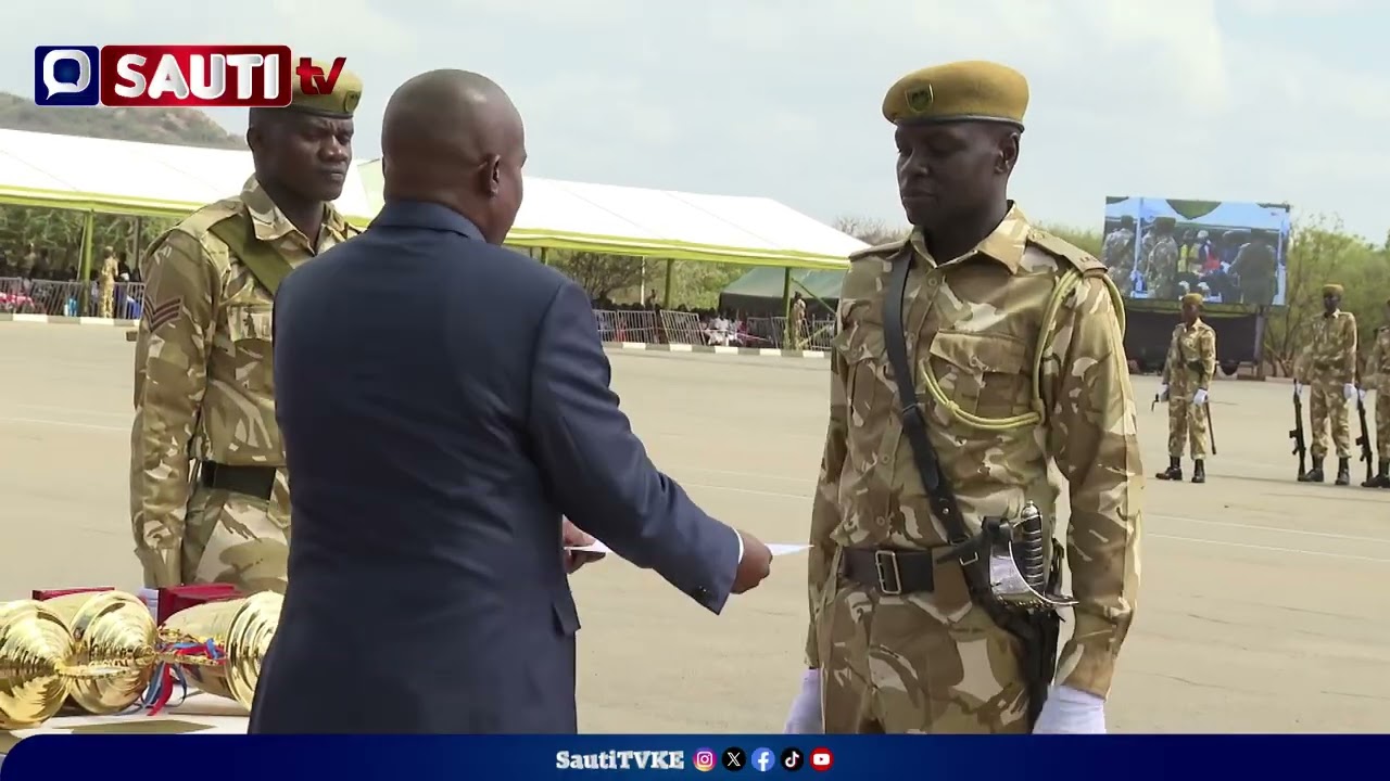 147 cadets,103 junior officers Historic Moments of the Pass Out Parade at KWS Academy, Manyani