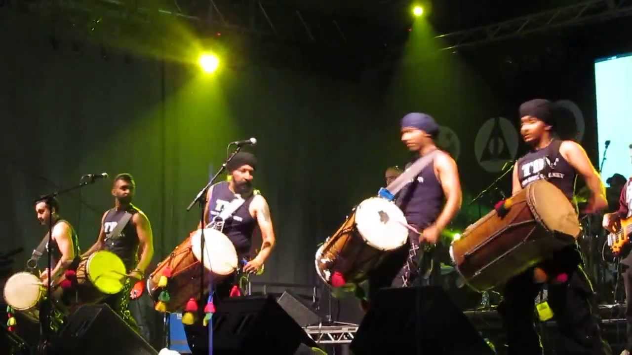 Dhol Foundation Big Band at FolkEast 2013