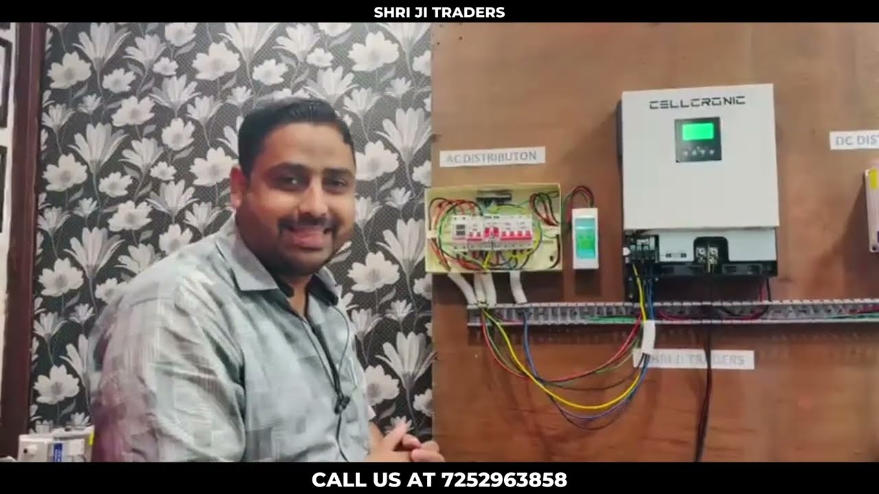 CELLCRONIC INVERTER INSTALLATION & WIRING EDUCATIONAL TUTORIAL BY SOLAR EXPERT SHRI JI TRADERS