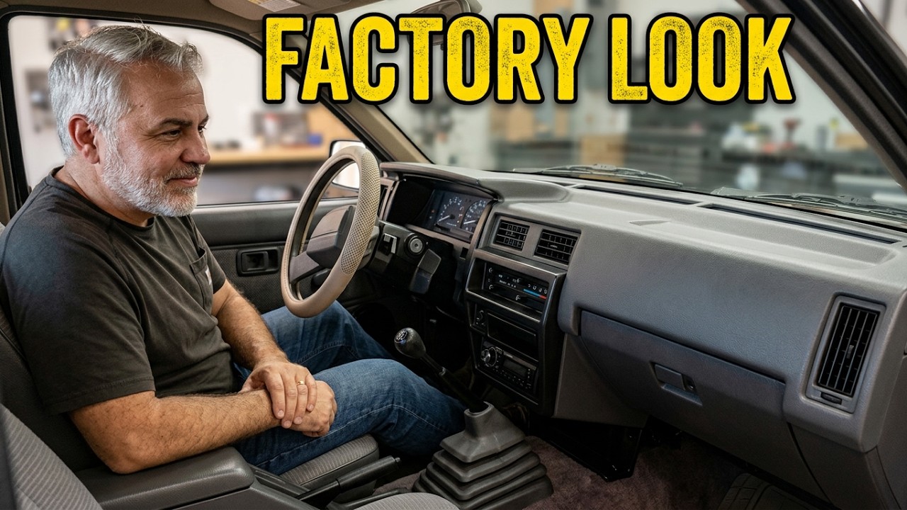 Dashboard Restoration on a Nissan D21 Hardbody Pickup by Coverlay - Part 2 #hardbody