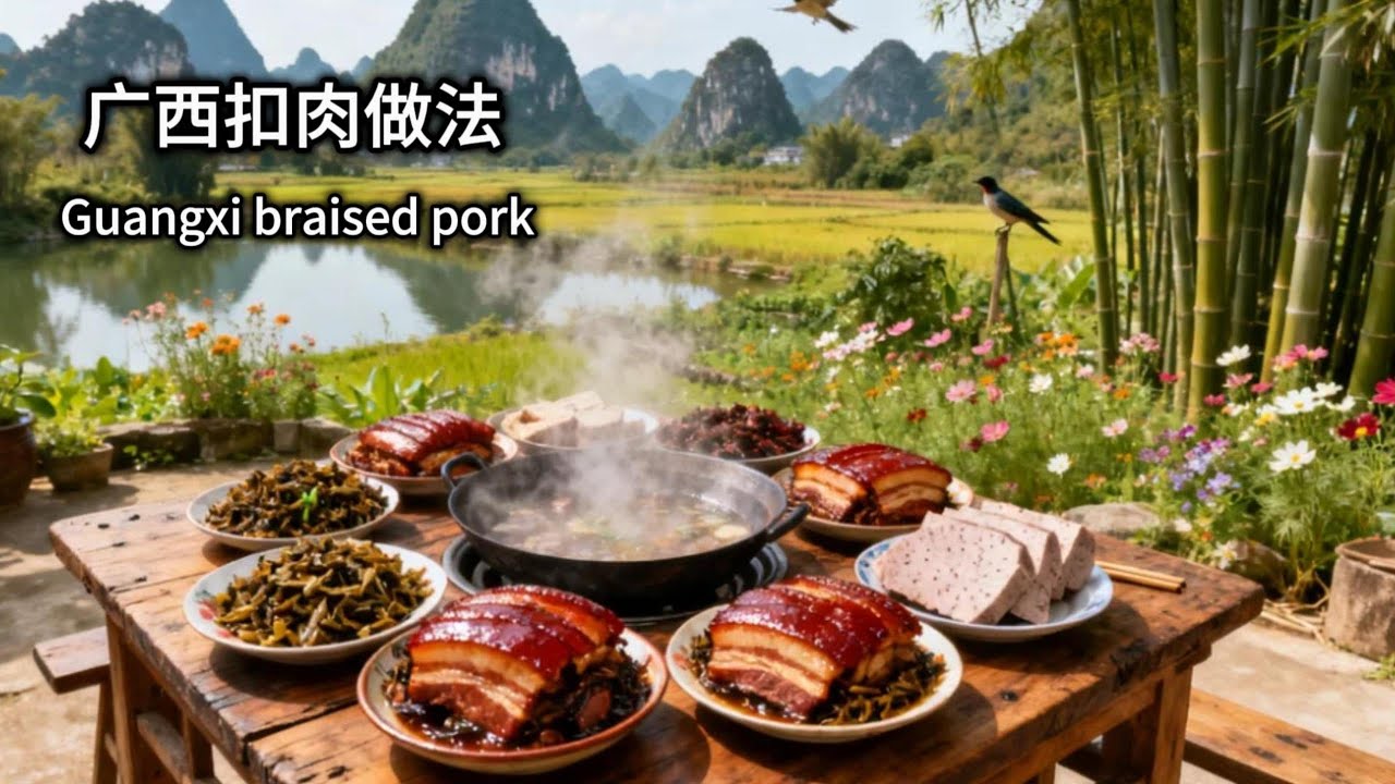 广西扣肉制作方法，3种口味做法分享，学到就是赚到|Guangxi style pork belly production method, 3 flavors and methods